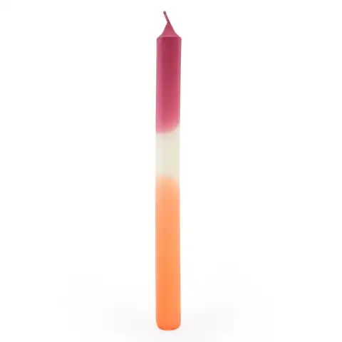 Candlelight Taper Candles Ombre Pink 6pcs