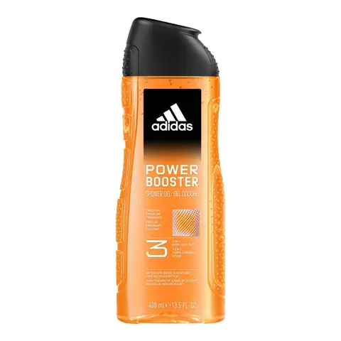 ADIDAS Douchegel & Shampoo voor Heren - Power Booster 250 ml