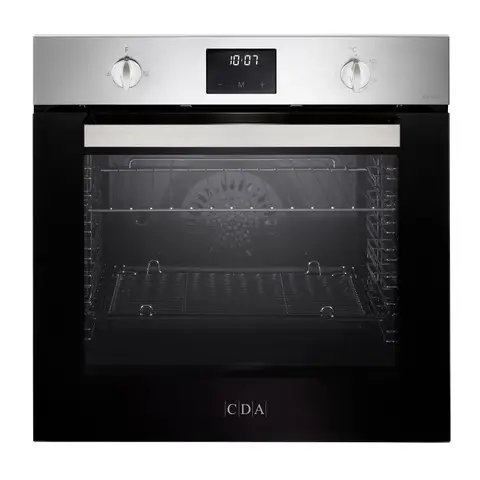 CDA SG121SS Built-In Single Gas Fan Oven 70L - Stainless Steel - A Rated