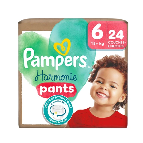 PAMPERS Harmonie - couches-culottes géantes, taille 6, x24