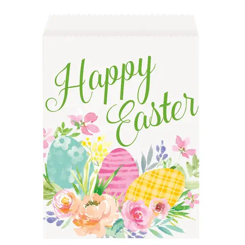 Unique Pastel Easter Cellophane Bags, 20 pack
