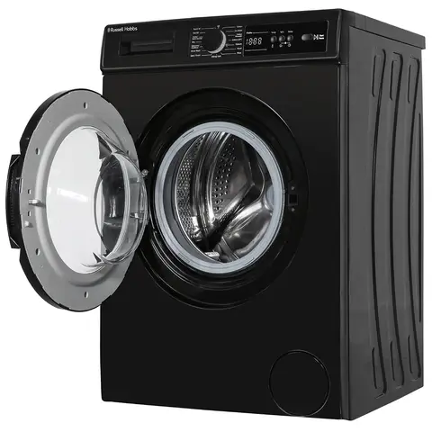 Russell Hobbs RH612W110B 10 Series 6kg 1200rpm Freestanding Washing Machine - Black - D Rated