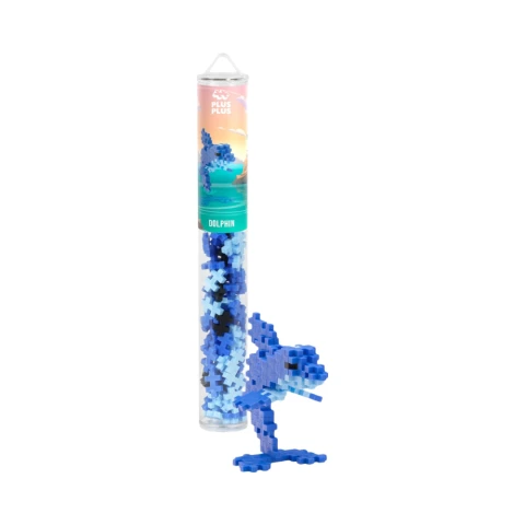 Plus Plus - Dolphin / 100 pcs Tube - (4325)