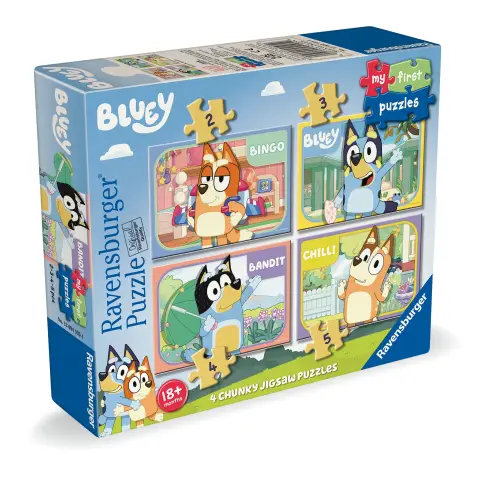 Ravensburger Bluey My First Puzzles (2,3,4,5 Pieces) Jigsaw Puzzles