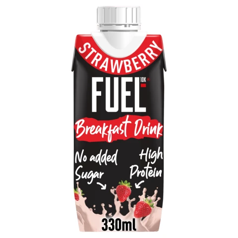 Fuel 10k Strawberry Liquid Breakfast 330ml