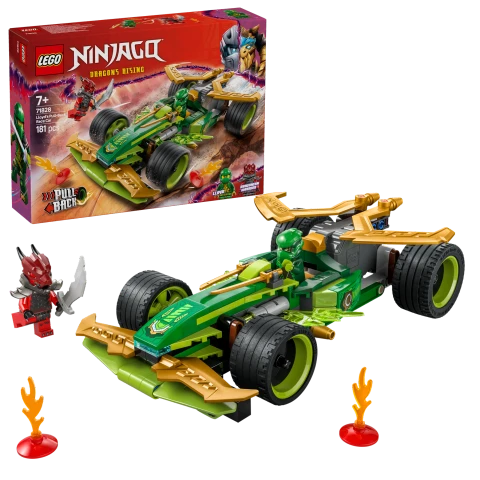 LEGO NINJAGO 71828 Lloyd's Pull-Back Race Car Set
