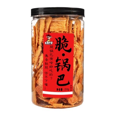 Wu Ming Xiao Zu Crispy Fried Dough Bits Spicy Flavor 210g