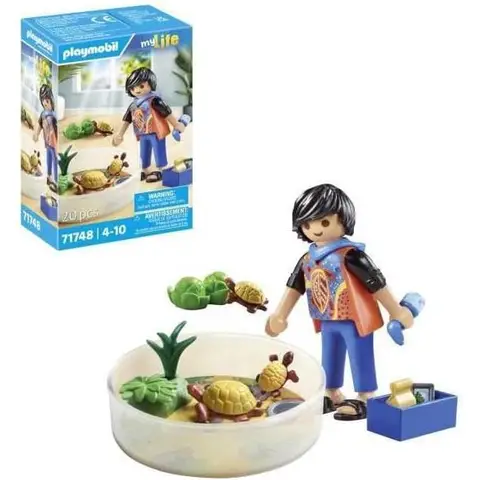 PLAYMOBIL PLL71748 Terrarium Schildkrötenfamilie