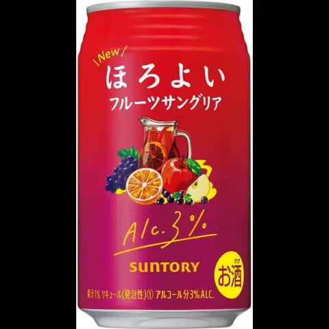 Suntory Horoyoi Fruit Sangria Flavour 3% alc/vol 350ml/can  水果酒味沙瓦 350ml/罐