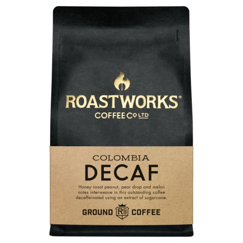 Roastworks Coffee Co. Decaf Colombia Ground Coffee 200g