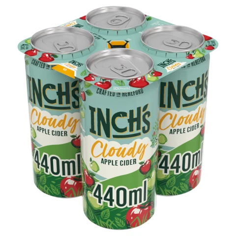 Inchs Cloudy Apple 4Pk - 4% 4X440ML