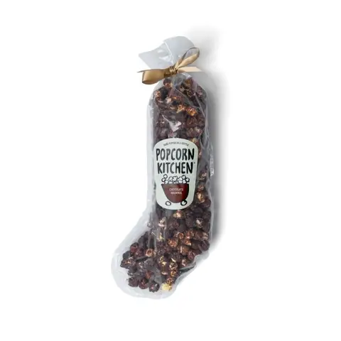 Popcorn Kitchen Chocolate Brownie Popcorn Christmas Stocking 240g