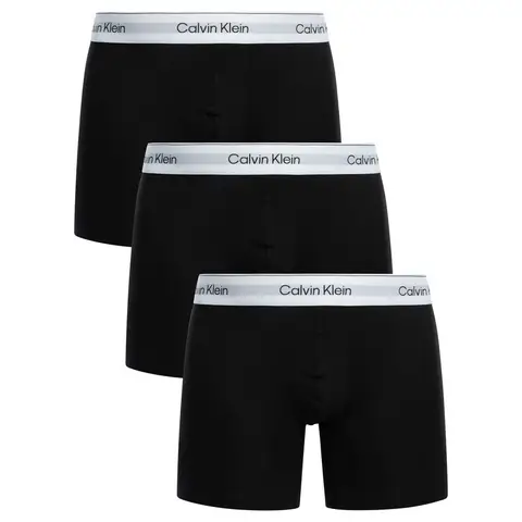 Calvin Klein 3er-Pack Boxershorts - Icon Cotton Stretch Schwarz 4XL