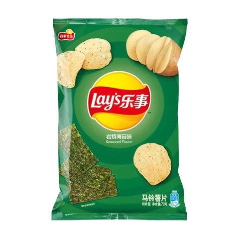 Lay's Potato Chips Roasted Seaweed Flavor 70g