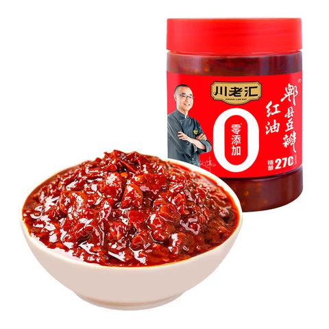 Chuan Lao Hui Chili-Broad Bean Paste with Chili Oil 500g