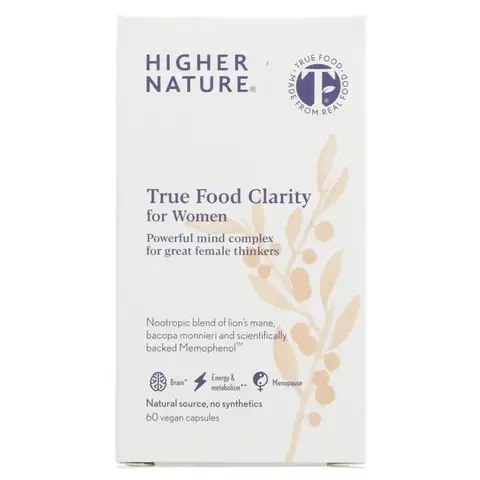 HIGHER NATURE - Clarity For Women - Help Maintain Mental Clarity - 60 CAPS