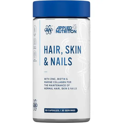 Applied Nutrition Marine Collagen + Biotin Hair Skin & Nails Beauty Support Capsules - 60 Capsules