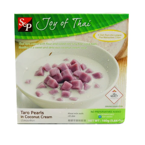 S&P Taro Pearls in Coconut Cream