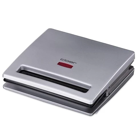 Cloer 6219 Sandwichmaker, 900W, Silber - 1 Stück