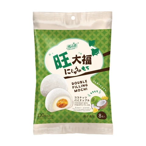 Yuki & Love Mochi Saveur Ananas Noix De Coco 120G 