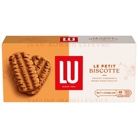Lu Le Petit Biscotte Crunchy Cinnamon And Brown Sugar Biscuits 200g