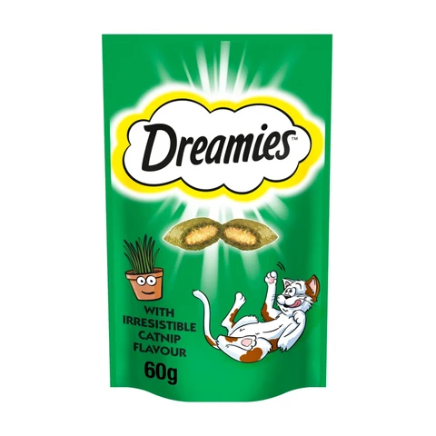 Dreamies with Irresistible Catnip Flavour 60g