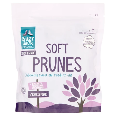 Crazy Jack Organic Soft Prunes 200g