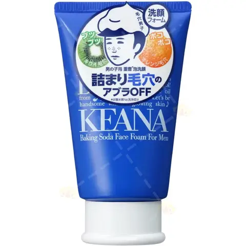 Keana Nadeshiko Nettoyant visage au bicarbonate de soude pour homme - 100 g