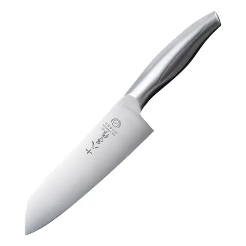 SHIBAZIZUO Couteau de cuisine polyvalent en acier inoxydable à manche unique