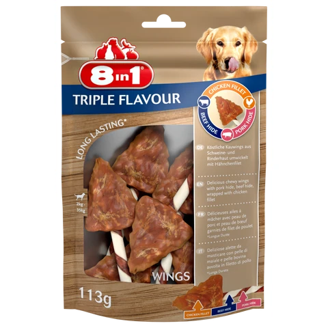 8in1 Dreifach-Geschmack Flügel 6 Stück