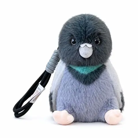 Peluche anti-stress pigeon - 16 cm 