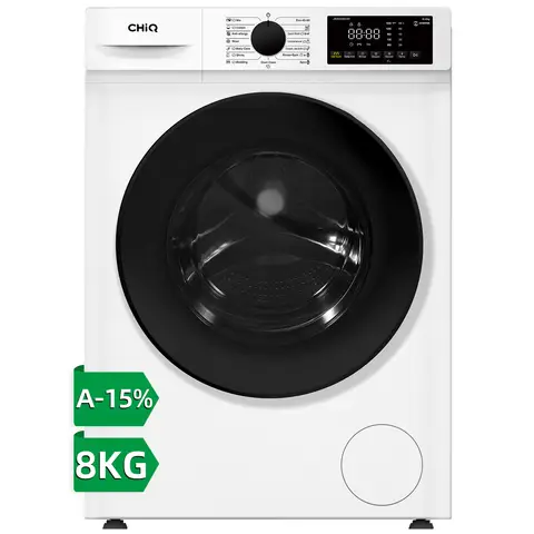 CHiQ JKW85883W 8kg 1400 Spin Freestanding Washing Machine - White - A Energy Rating