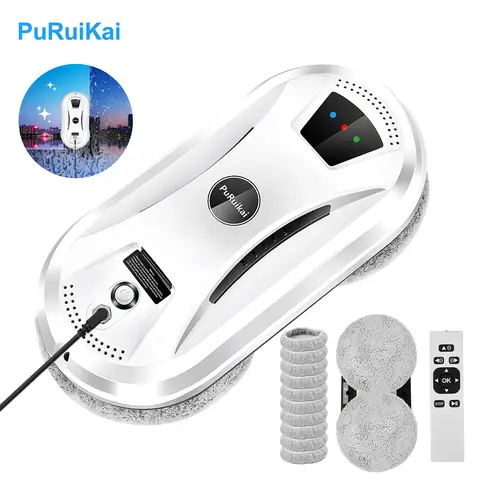 PuRuiKai Ultra thin Robot vacuum cleaner window cleaning robot window electric glass limpiacristales remote control for home