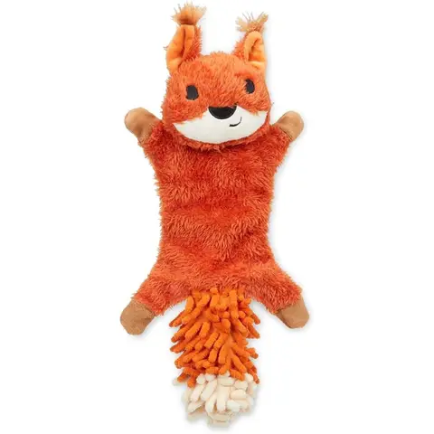 Petface Saffia Squirrel Crinkle Dog Toy