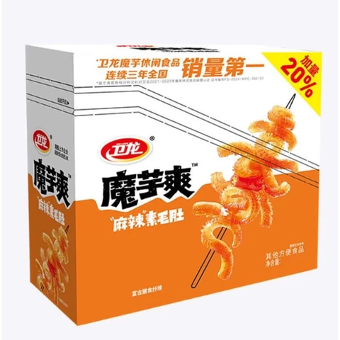 WEI LONG Imitation végétale de tripe au konjac saveur mala - 360 g