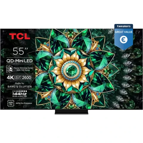 TCL 55Q7C Smart TV 55inch 4K QD-Mini LED 144Hz [5-jaar garantie]