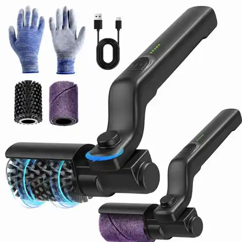Brosse Électrique Sans Fil pour Barbecues avec Embouts Interchangeables pour Grilles de BBQ, Plaques de Gril et Surfaces de Cuisine