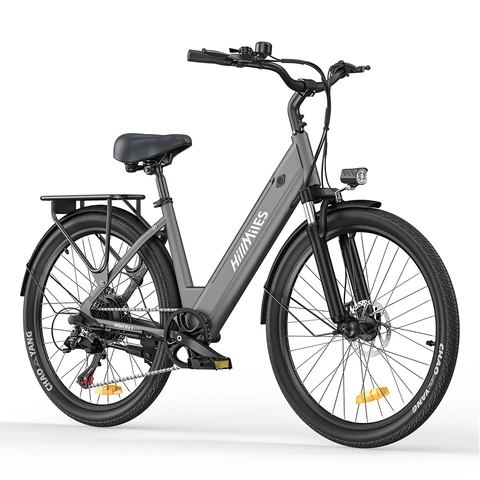 HillMiles MileCity 1 Adult E-bike,  36V 13Ah battery, 26-inch tire city ebike，250W road electric bicycle,Electric Bike MileCi