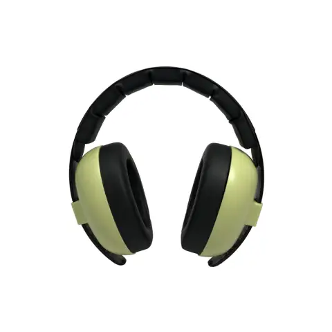 Baby Baz Bubzee Baby Earmuffs 0-2 years Leaf Green