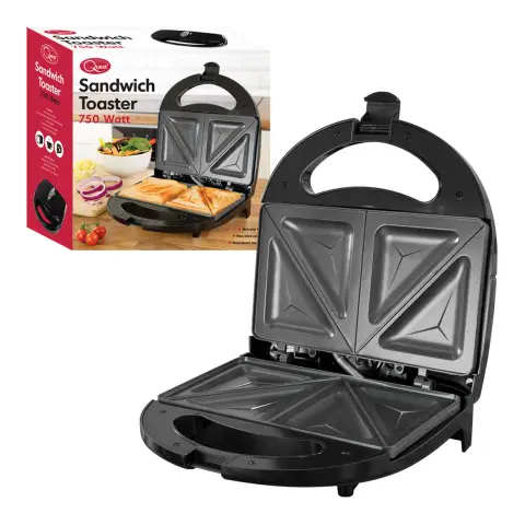 Quest Sandwich Maker Black, sandwiches, lights, non, power, ready, sandwich – 35129