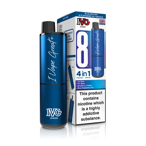 Ivg 2400 Rechargeable 4 In 1 Blue Edition