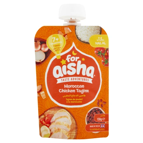 For Aisha Moroccan Chicken Tagine 7+ Months 130g