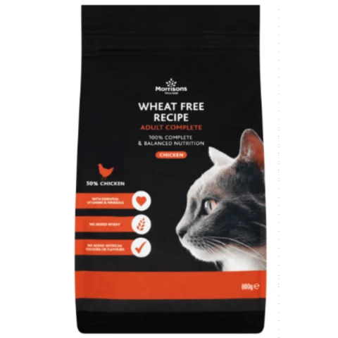 Morrisons Natural Complete Adult Cat Chicken 800g