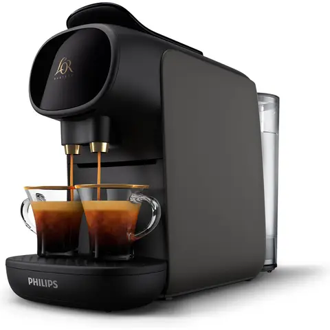 Philips L'OR Barista Sublime Koffiezetapparaat LM9012/20 - Geschikt voor Capsules - Koffiecupmachine Inclusief 9 Espresso en Barista Capsules - Grijs