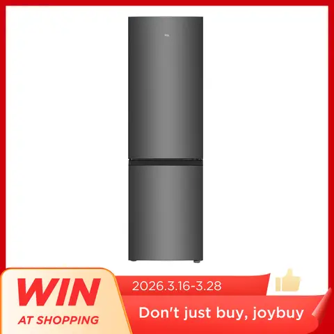 TCL Kühl-Gefrierkombination 260 L, Kühlteil 187 L, Gefrierteil 73 L, Fresh Zone, Wechselbare Tür, Verstellbare Füße [Energieeffizienzklasse E] RF338BSE0