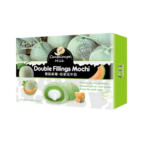 Bamboo House Doppelt gefüllte Mochi mit Honigmelonenfüllung 180 g