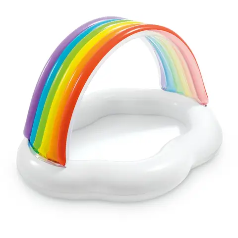 INTEX RAINBOW CLOUD BABY POOL, 142x119x84CM
