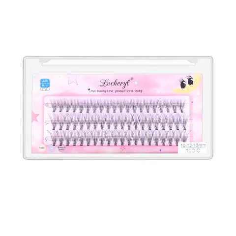 Lvcheryl Faux cils, 3 rangées - sans colle