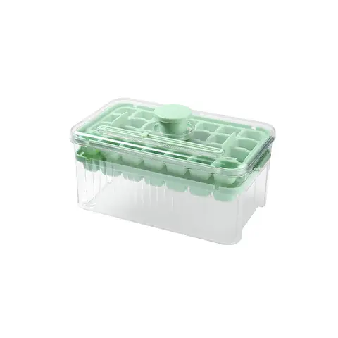BJ Green Double-Layer Press-Type Ice Mold