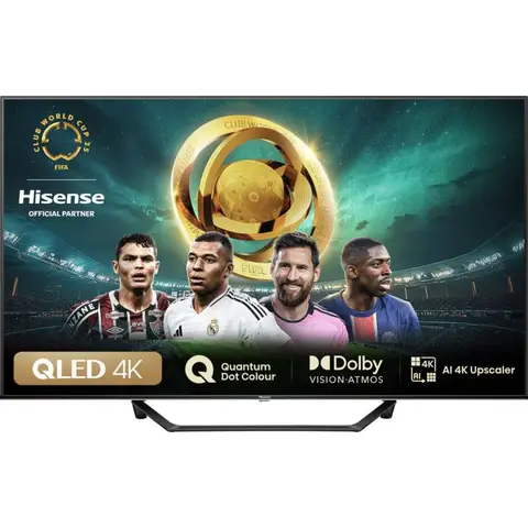 Hisense QLED Smart TV 55A79NQ, 55 Zoll (139,7 cm), 350 cd/m², 60 Hz, HDR10, HDR10+, Dolby Vision, Game Mode Plus, UHD AI Upscaler